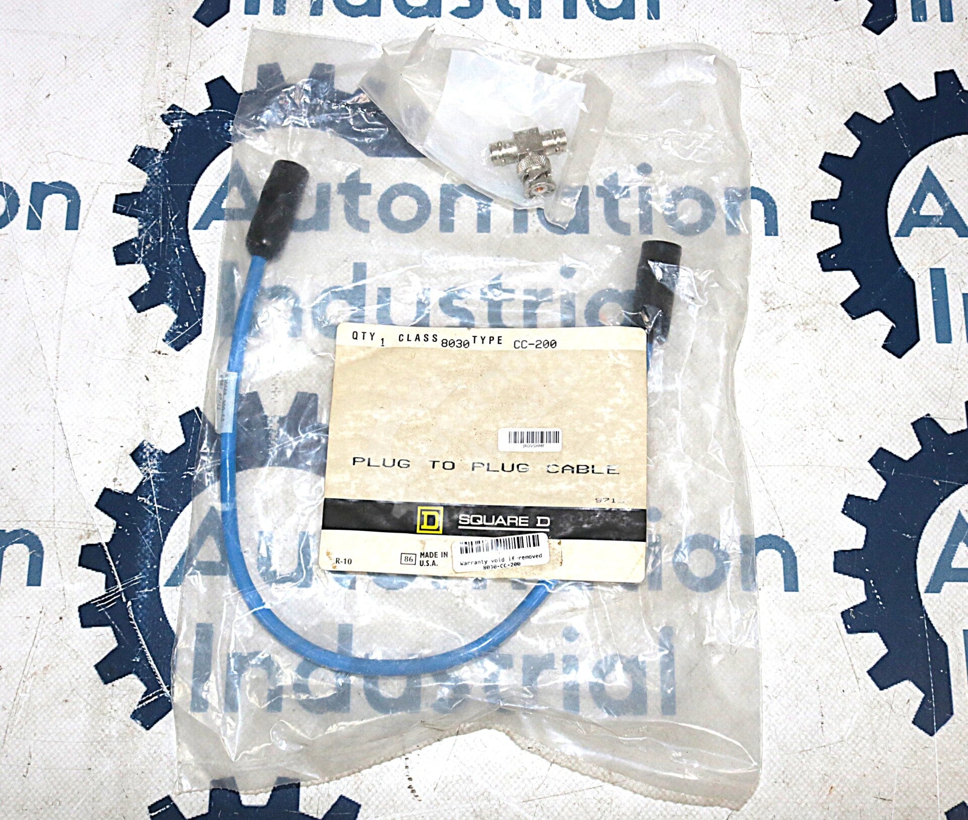CC-200 By Square D Sy/Max Class 8030 Power Supply Plug to Plug Cable NSFP
