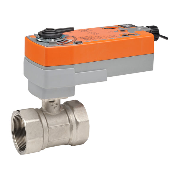B232+AFRB24 | Belimo 2 Way Characterized Control Valve 1 1/4 Inch Cv 37 With Fail Safe Actuator