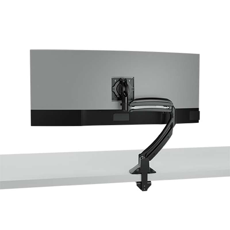Chief Kontour K1D Dynamic Single Monitor Arm Desk Mount - For 10-38 Inch Monitors - TAA Compliant - Black