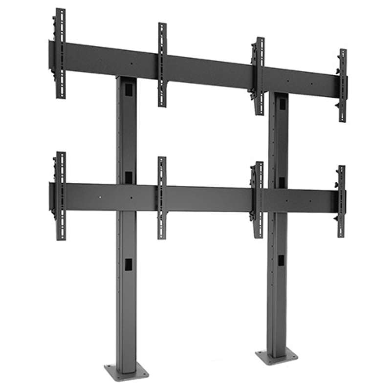 Chief Fusion 2x2 Menu Board Adjustable Display Mount - For 42-50 Inch TVs - TAA Compliant - Black