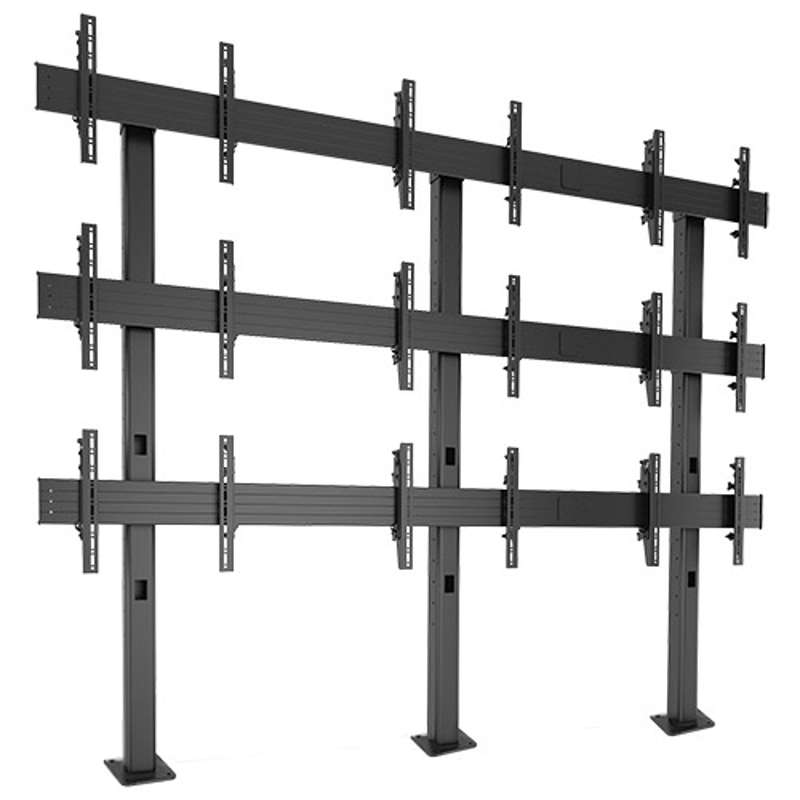 Chief Fusion Large Bolt-Down Freestanding 3x3 Adjustable TV Mount - For 42-46 Inch TVs - TAA Compliant - Black