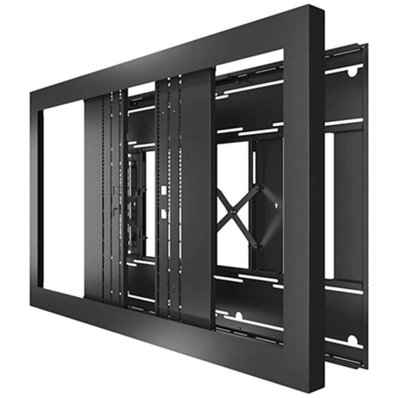 Chief Impact On-Wall Kiosk - Landscape 75 Inch Black