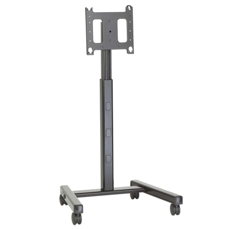 Chief Large Flat Panel Mobile Cart - For 42-86 Inch TVs - TAA Compliant - Black