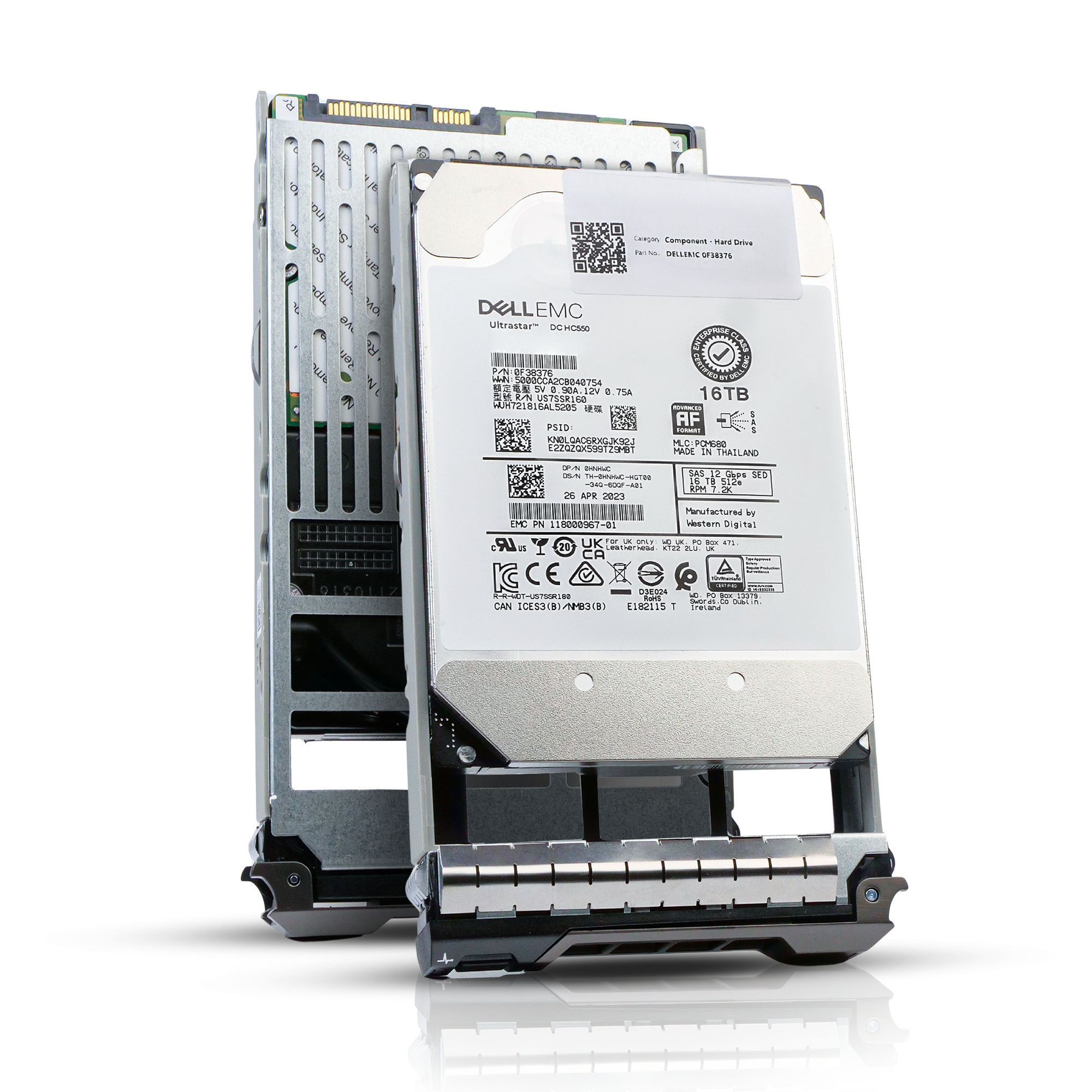 Dell G13 0HNHWC 16TB 7.2K RPM SAS 12Gb/s 512e 3.5in Refurbished HDD