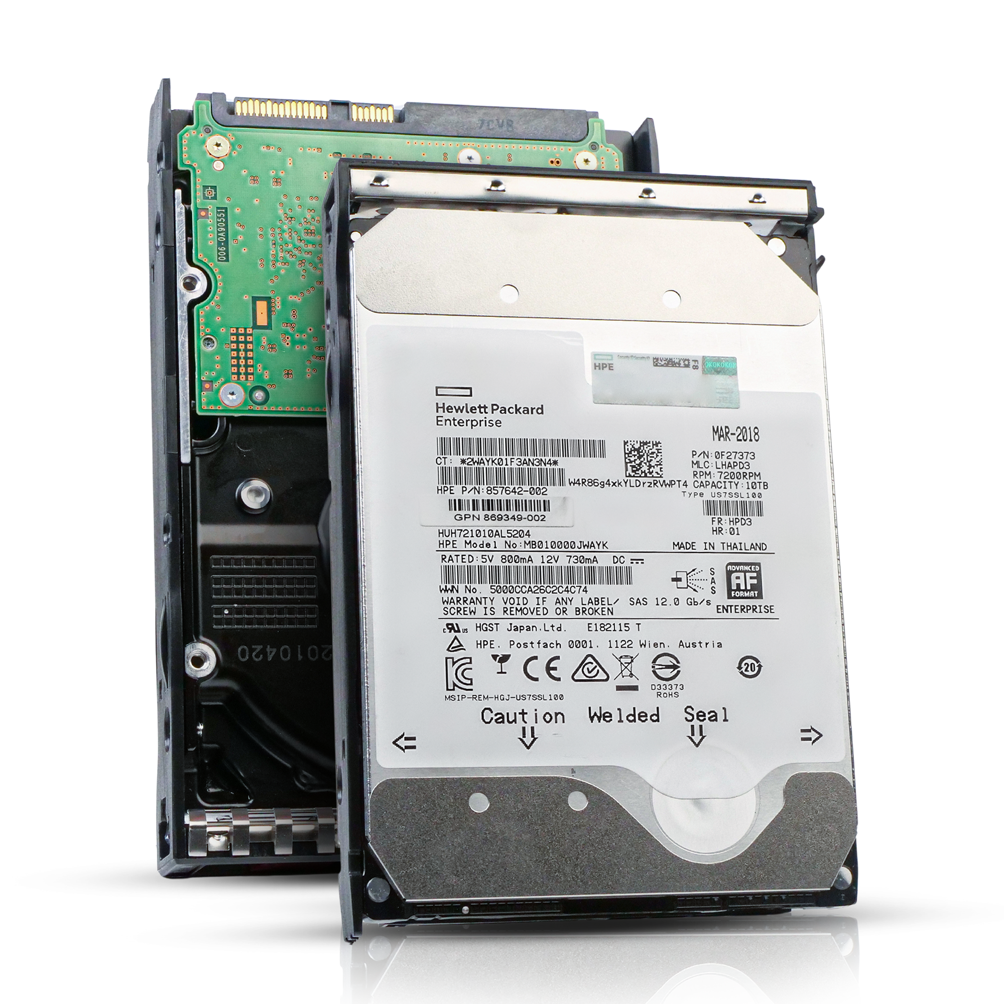 HP Generation 11 878677-001 10TB 7.2K RPM SAS 12Gb/s 512e 256MB 3.5in Refurbished HDD
