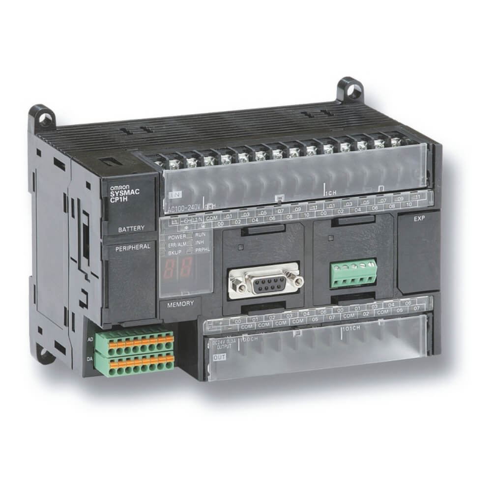 CP1H-X40DR-A | Omron CP1H Series PLC Module with 24 Inputs and 16 Relay Outputs