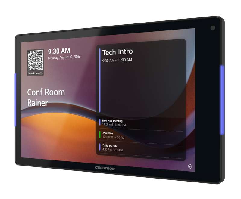 Crestron 8.1 in. Room Scheduling Touch Screen, Government Version