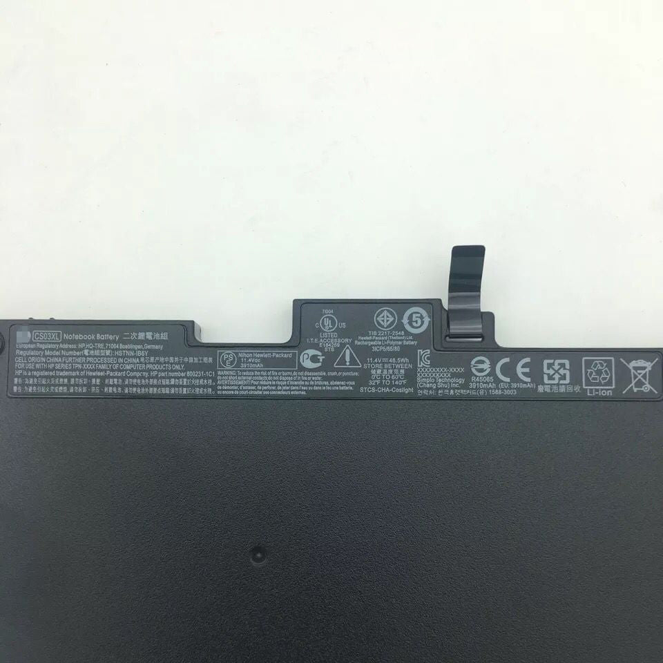 HP EliteBook 745 755 840 G3 G4 ZBook 15u G3 CS03XL HSTNN-IB6Y Battery