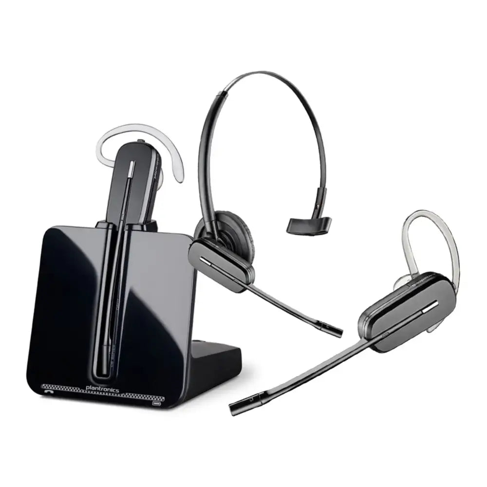 Plantronics CS540 Wireless DECT Headset System 84693-01 (Poly) C054 Noise-Canceling - Refurbished