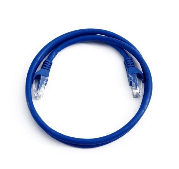 Cat6 Patch Cord Snagproof Boots 10 feet Blue