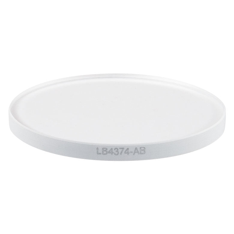 T-LB4374-AB - f = 1000 mm, Ø1" UV Fused Silica Bi-Convex Lens, AR Coating: 400 - 1100 nm