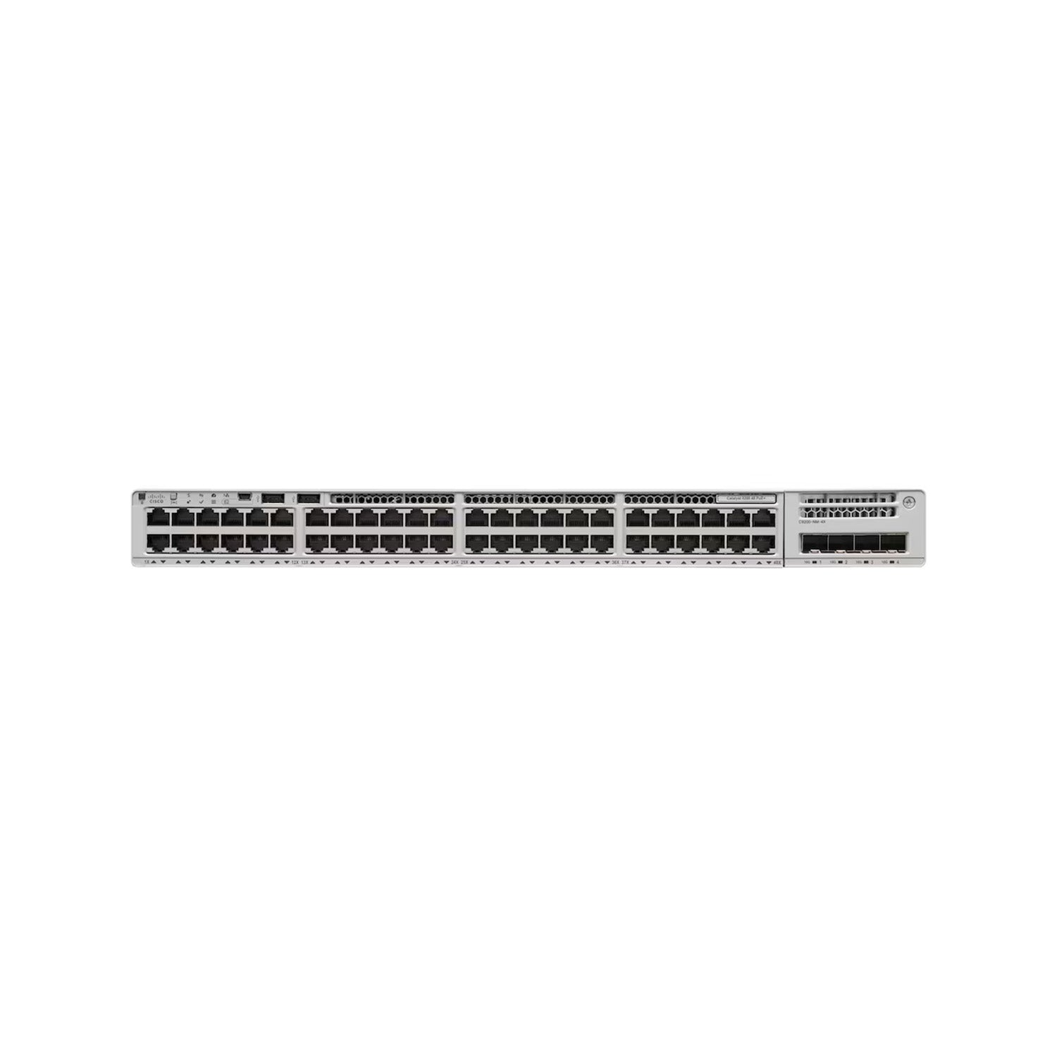 Cisco Catalyst C9200L-48P-4X-E | 48-Port Full PoE+ | 4×10G SFP+ Uplinks | Network Essentials License | StackWise-80