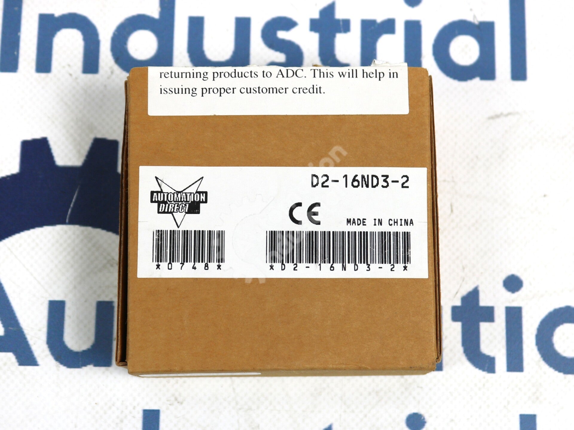 D2-16ND3-2 By Automation Direct 24VDC 16-Point Discrete Input Module NSFP