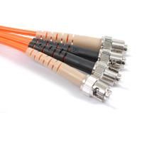 Fiber Optic Patch Cable, ST PC to ST PC, 3mm Duplex, Multimode | Plus Corning® InfiniCor®300 Fiber