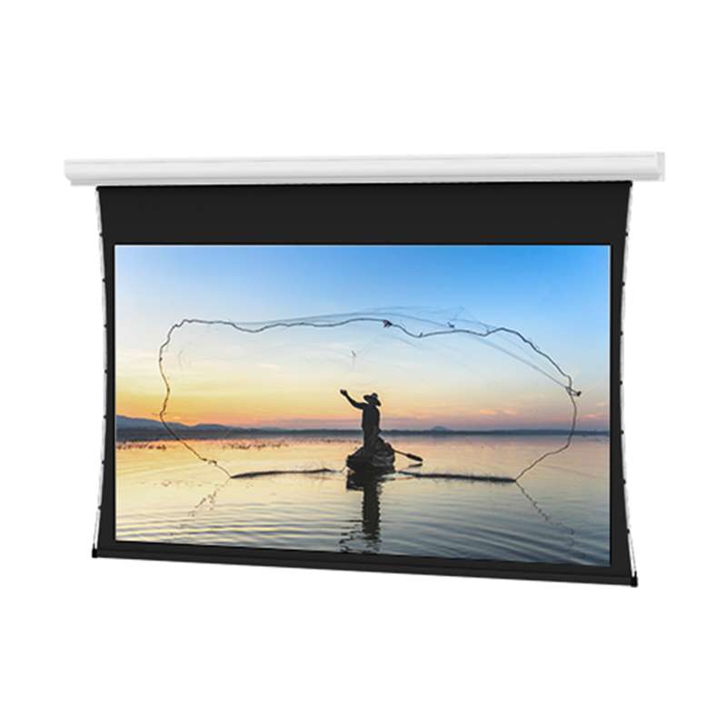Da-Lite Tensioned Designer Contour Electrol, 52" x 92" with Da-Mat