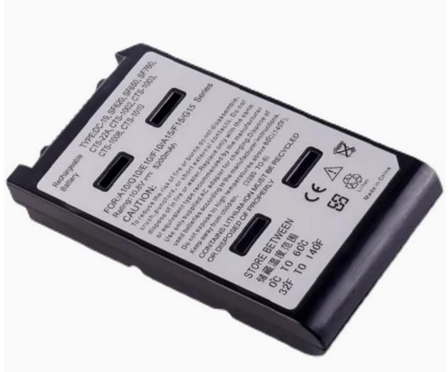 DC-19 Battery for Shanchao CTS-1002, 1003, CTS-1008, 1010 ultrasonic flaw detectors