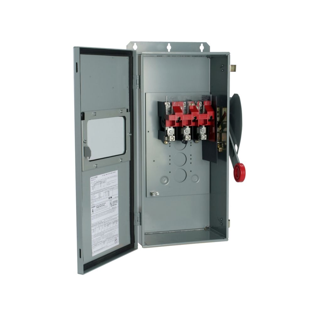 Eaton DH365FDKW 400A Heavy Duty Fusible Safety Switch NEMA 12/3R 600V 3-Pole