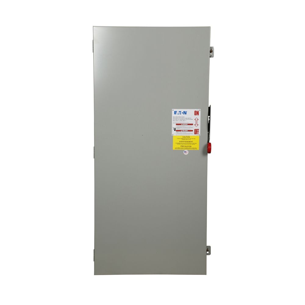 Eaton DH366NGK 600A 3-Pole Heavy Duty Fused Safety Switch with Neutral NEMA 1 Enclosure
