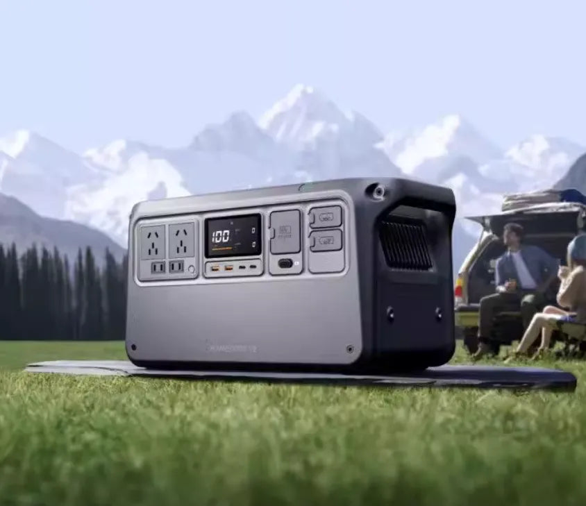 DJI Power 1000 V2 Portable Power Station, 1024Wh, 2600W High Power, 220V AC for Camping