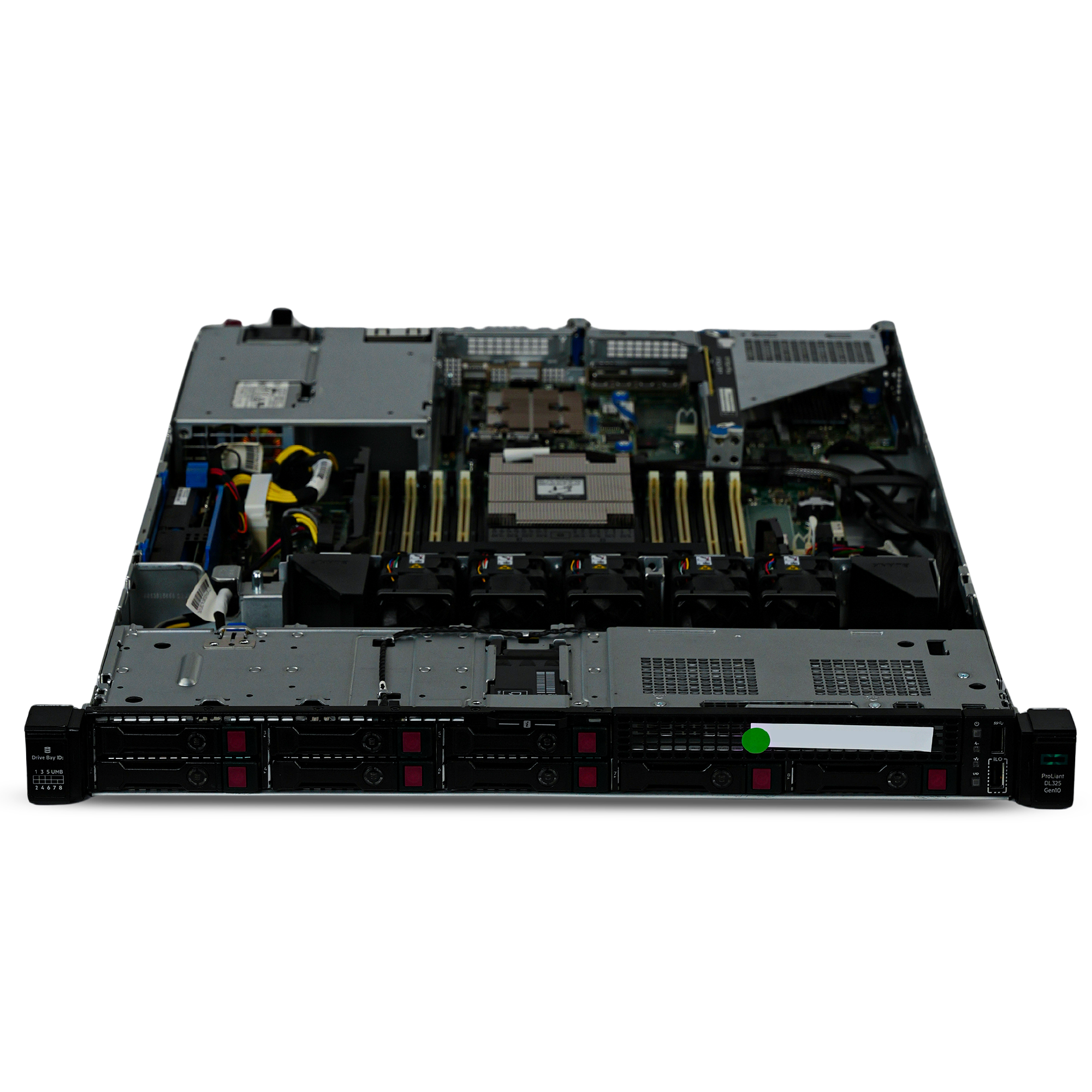 HPE P16696-B21 ProLiant DL325 Gen10 1U Barebones Server 16x DDR4 DIMM 8x 2.5" Bay 1x800W Refurbished
