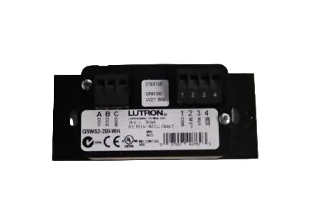 QSWS2-2BI-WH | Lutron QS 2-Button Wallstation White