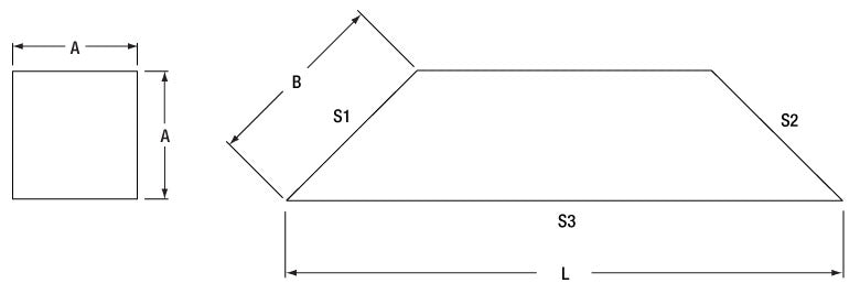 T-PS994 - Dove Prism, A = 20 mm, N-BK7, Uncoated