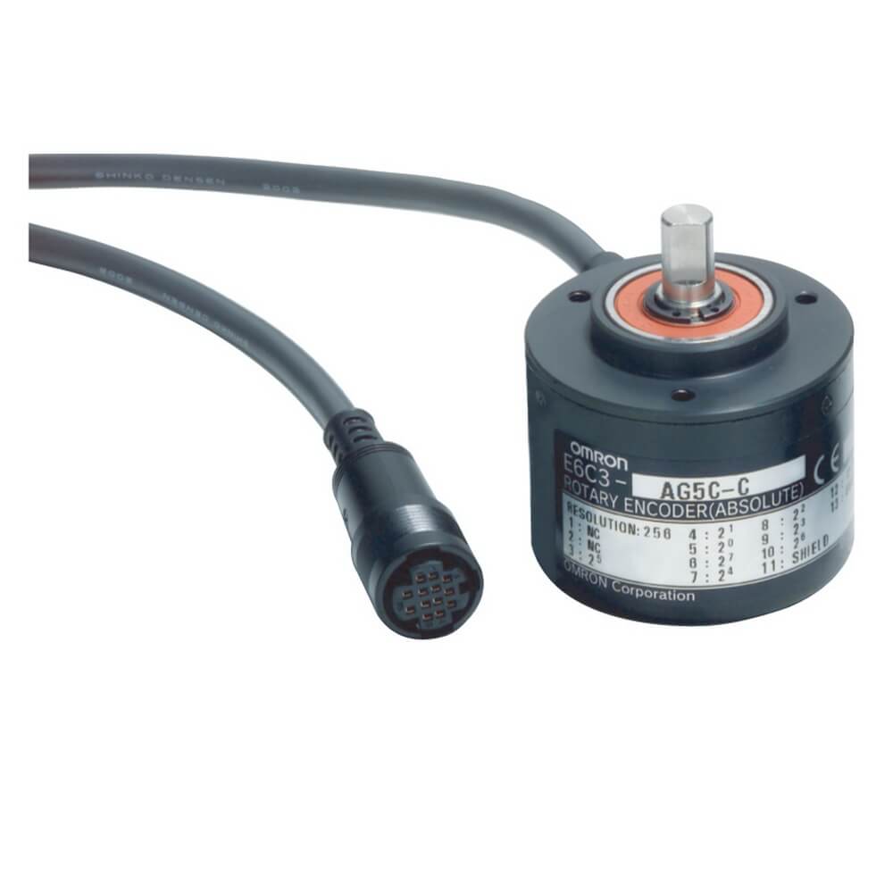 E6C3-AG5C-C | Omron Absolute Rotary Encoder 360 P/R Gray Code NPN Output