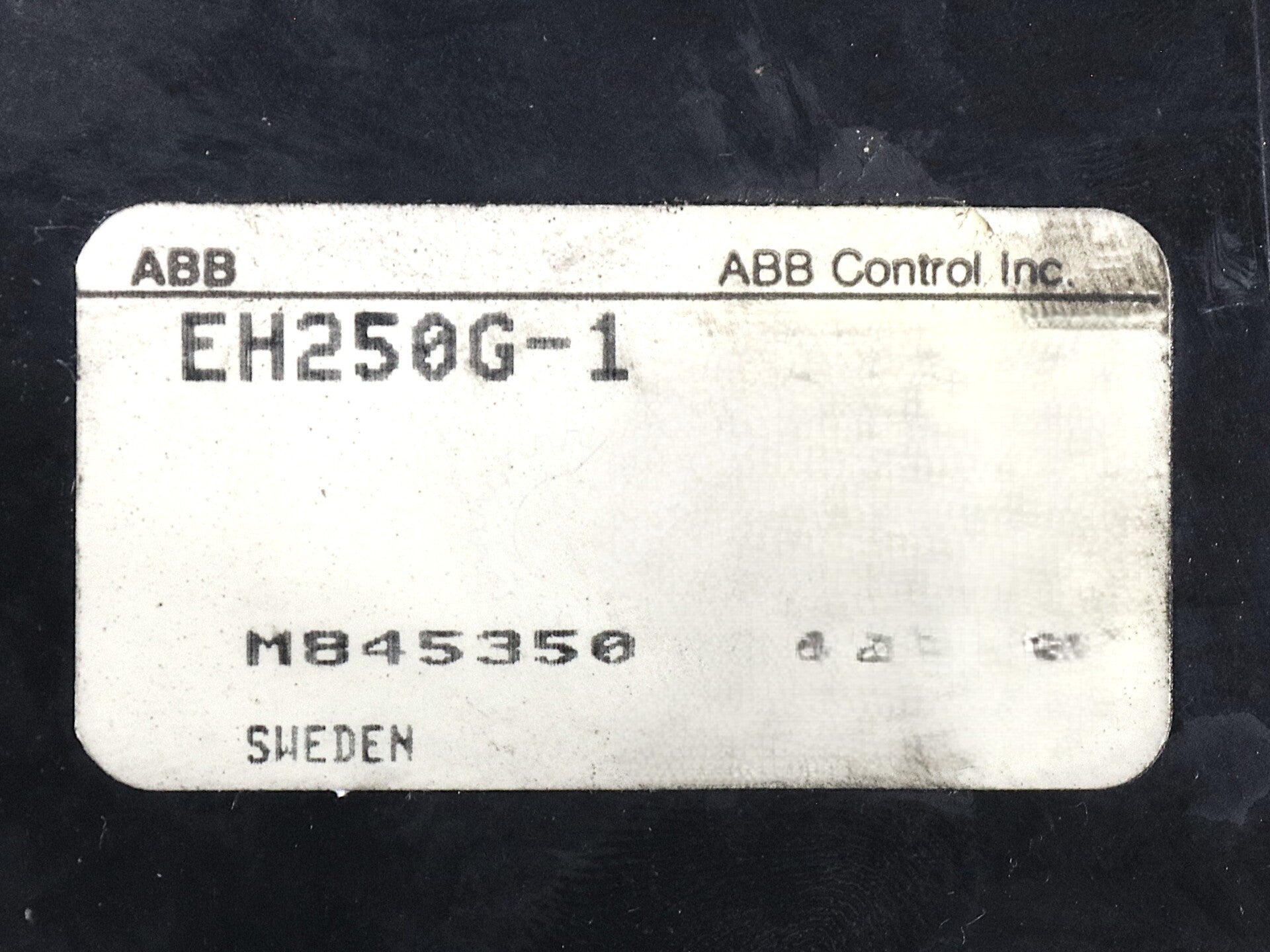EH250G-1 By Asea Brown Boveri Baldor Reliance 350A 600VAC 250HP 3-Pole Contactor