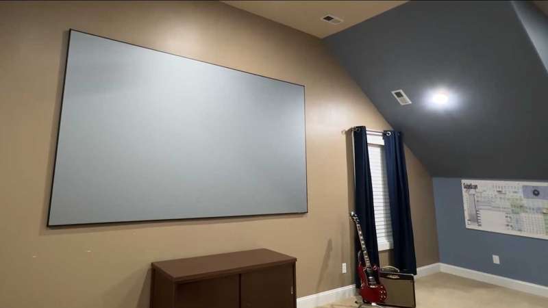 Elite Screens Aeon CineGrey 4D AT Series, 150-inch Diag., 16:9 Fixed Frame Screen
