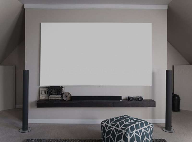 Elite Screens Aeon Series, 165-inch Diag., 16:9 Fixed Frame Screen, CineWhite UHD-B Material