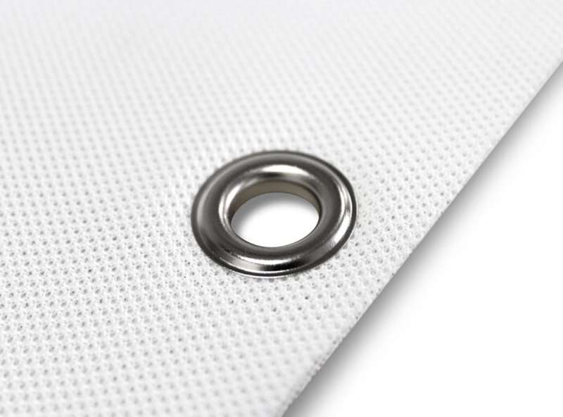 Elite Screens GolfSim DIY, Do-it-Yourself ImpactWhite 1145 Golf Impact Screen Material, Includes Metal Grommets, 118.1" x 118.1", Folded Packing