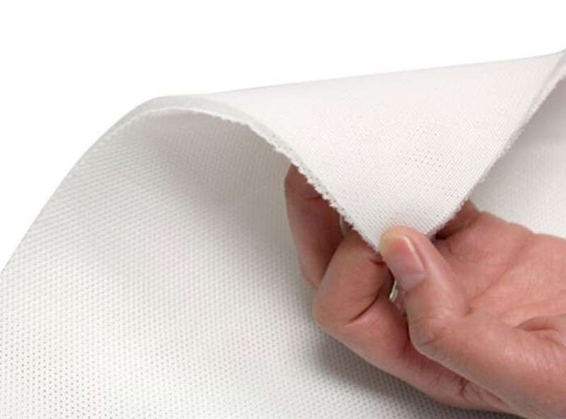 Elite Screens GolfSim DIY, Do-it-Yourself ImpactWhite 360 Golf Impact Screen Material, Velvet Border with Metal Grommets, 118.1" x 118.1", Folded Packing
