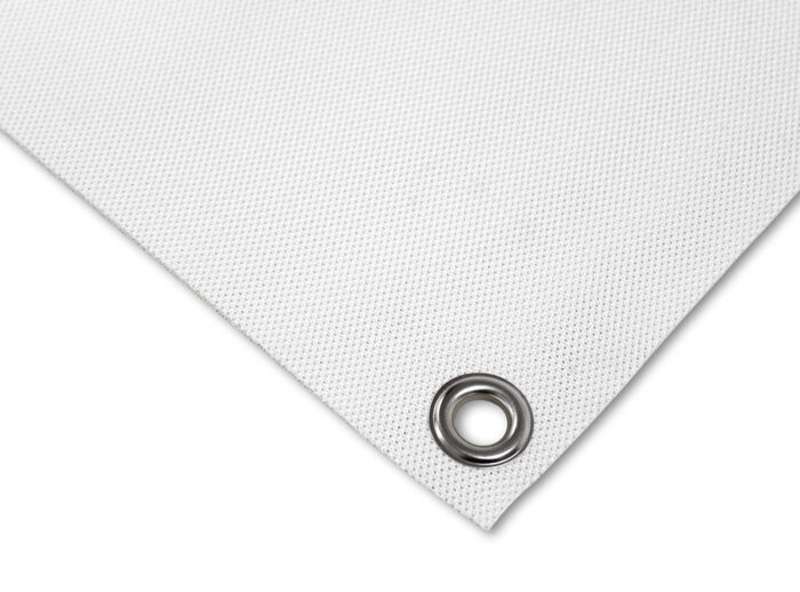 Elite Screens GolfSim DIY, Do-it-Yourself ImpactWhite 360 Golf Impact Screen Material, Velvet Border with Metal Grommets, 118.1" x 118.1", Folded Packing
