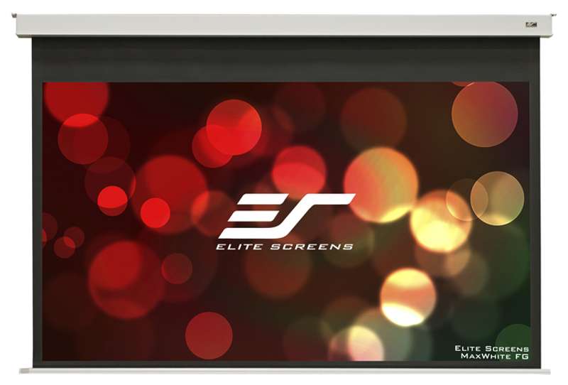 Elite Screens Evanesce B Series, 100-inch Diag., 16:9 Electric Screen, MaxWhite Fiberglass (FG) Material