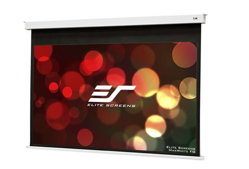 Elite Screens Evanesce B Series, 100-inch Diag., 16:9 Electric Screen, MaxWhite Fiberglass (FG) Material