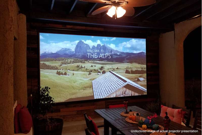 Elite Screens Spectrum Series 125 Inch Diagonal Electric Screen