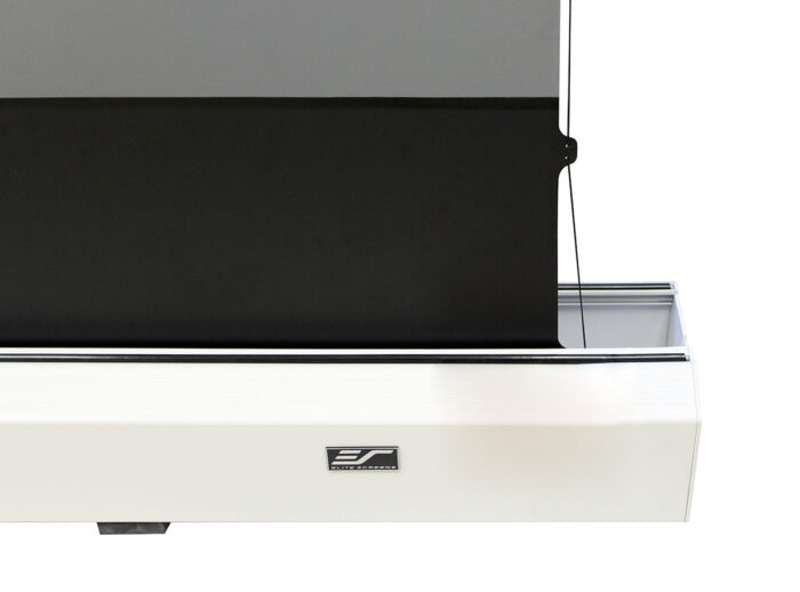 Elite Screens Kestrel Tab-Tension 2 CLR Series 101 Inch Diagonal Electric Screen, White