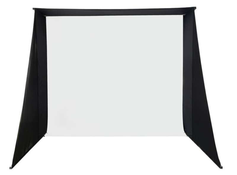 Elite Screens GolfSim Portable Multi-Sport/Golf Simulator Impact Screen, Folding-Frame Design with Enclosure Panels, Carrying Bag