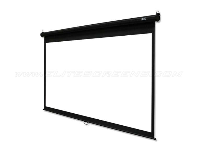 Elite Screens Manual B Series, 135-inch Diag., 16:9 Manual Screen, MaxWhite2 Material