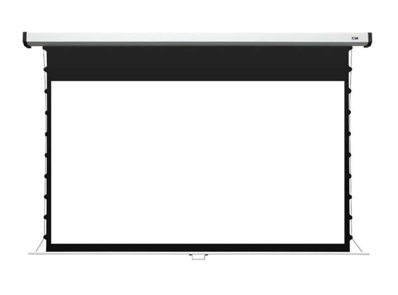 Elite Screens Manual Tab-Tension 2 Series, 140-inch Diag., 16:9 Manual Screen, CineWhite UHD-B Material