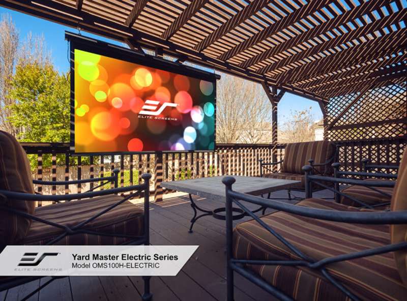 Elite Screens Yard Master Electric Series 120 Inch Diagonal Electric Screen