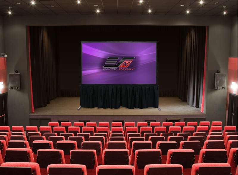 Elite Screens Yard Master Pro 2 Series, 200-inch Diag. 16:9 Portable Screen, CineWhite/WraithVeil Material