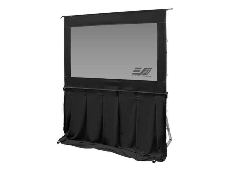 Elite Screens Presenter Pro CLR 2 Series, 123-inch Diag. 16:9 Portable Screen, Ceiling Light Rejecting (CLR)2 Material