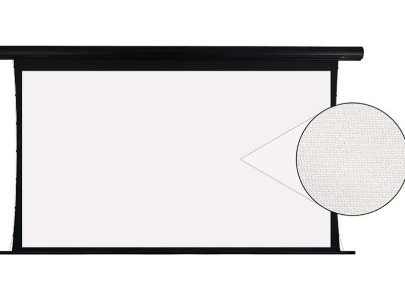 Elite Screens Saker Tab-Tension AcousticPro UHD Series, 150-inch Diag., 16:9 Electric Screen