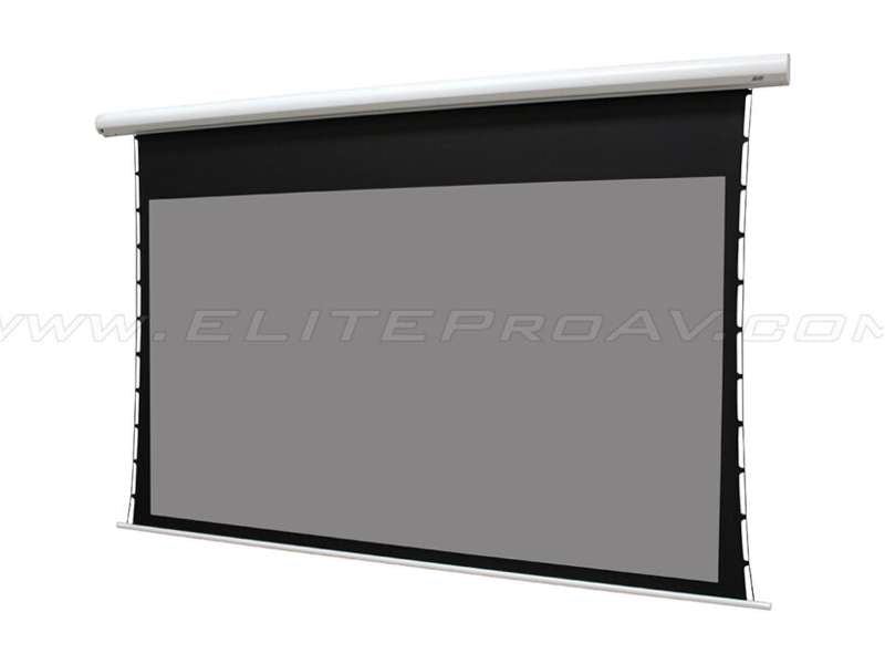 Elite Screens Saker Tab-Tension CineGrey 5D Series, 150-inch Diag. 16:9 Electric Screen, CineGrey 5D Material