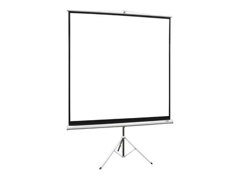 Elite Screens Tripod Series, 113-inch Diag., 1:1 Portable Screen, MaxWhite2 Material