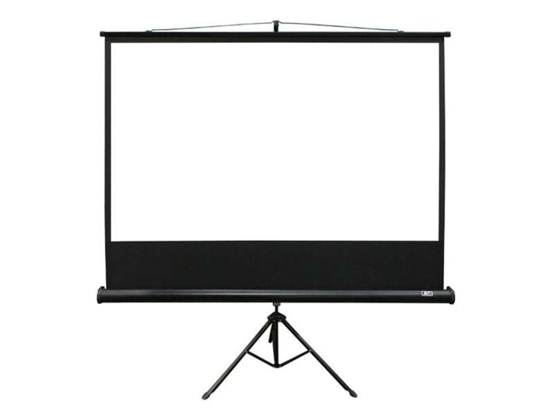 Elite Screens Tripod Series, 136-inch Diag., 1:1 Portable Screen, MaxWhite2 Material