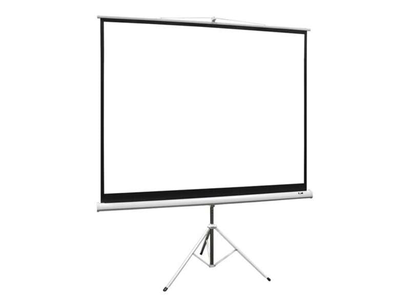 Elite Screens Tripod Series, 136-inch Diag., 1:1 Portable Screen, MaxWhite2 Material