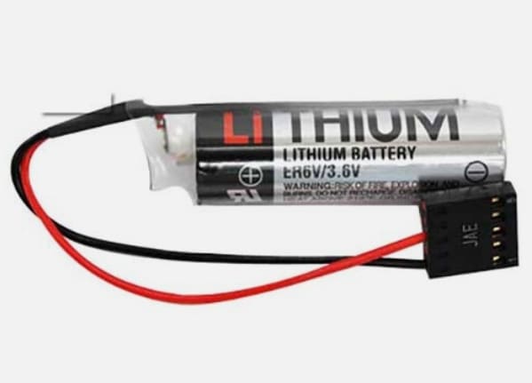 ER6VC3N TOSHIBA ER6V AA 3.6V 2Ah PLC Battery with JAE5PIN plug