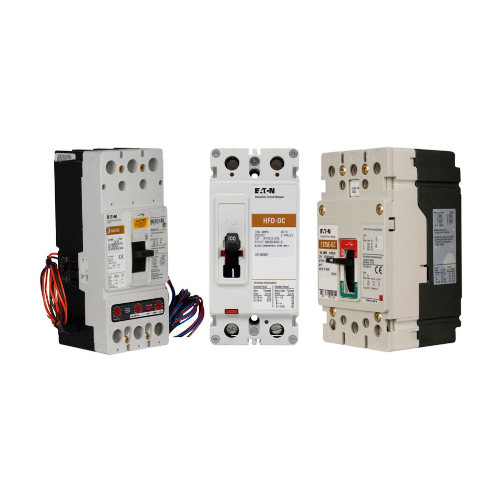 HFDDC2040L | Eaton 40A 2-Pole F-Frame PVGuard Molded Case Circuit Breaker